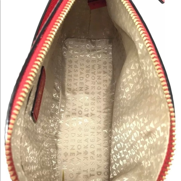 🇺🇸 Kate Spade Red Dome Crossbody Leather NEW Grove Street Purse Millie - Picture 6 of 6